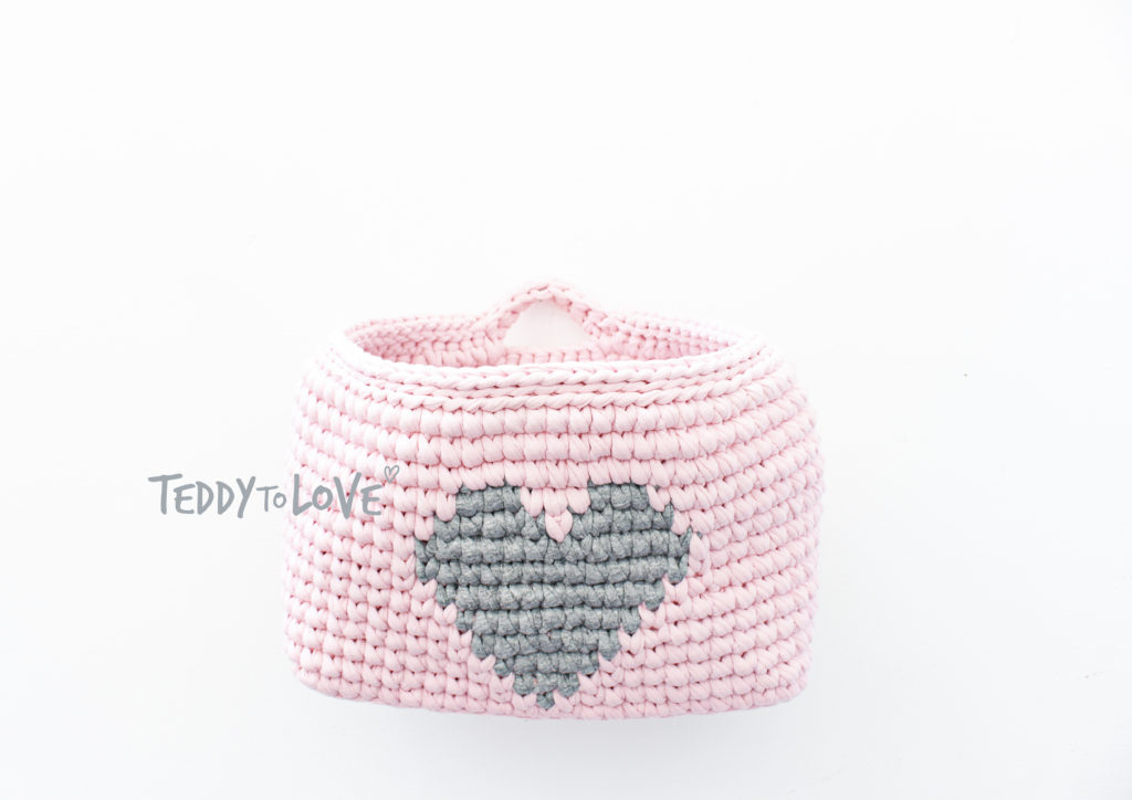 Porta fralda / rosa e cinza ♡