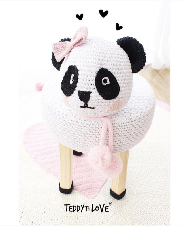 Banquinho Panda ♡